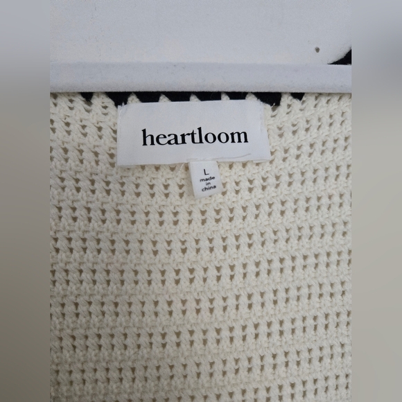 Heartloom Cream Crochet Sleeveless Dress | Size Large - Picture 2 of 5